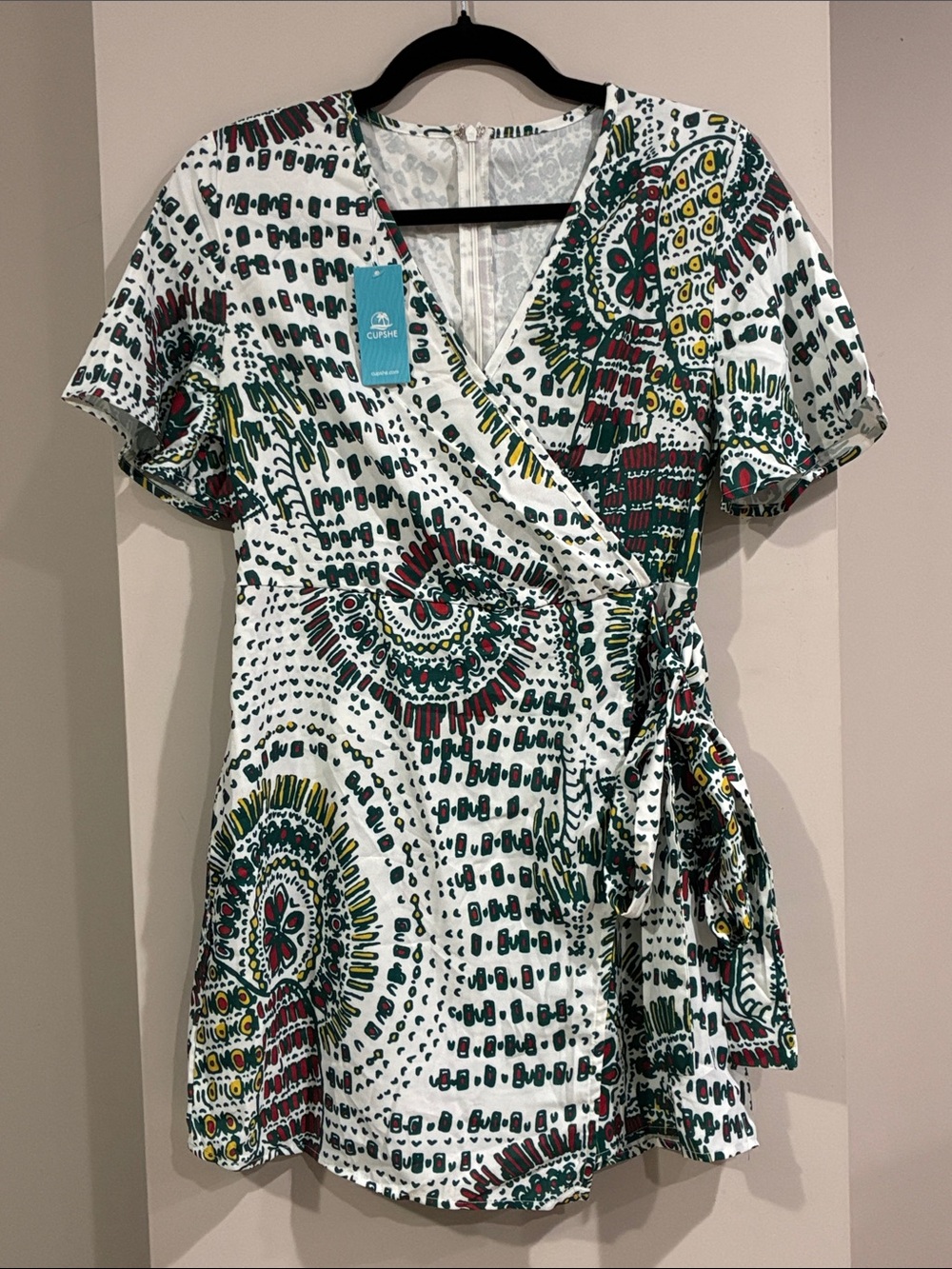Cupshe NWT Straight Leg Bohemian Romper